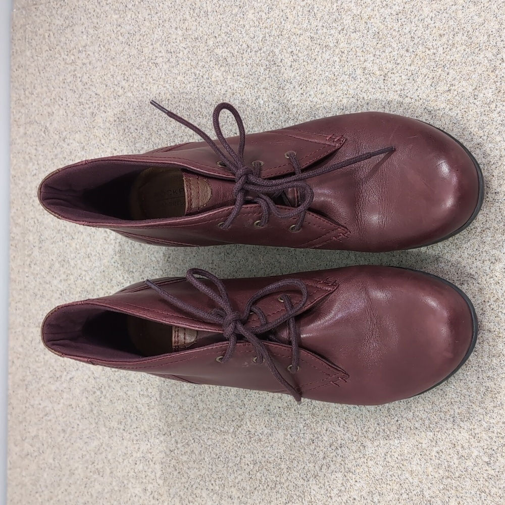 Rockport Burgundy Ankle Boots - Picture 2 of 11
